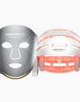 CurrentBody Skin LED hair growth helmet with multiple light therapy panels for stimulating scalp and promoting hair growth.
