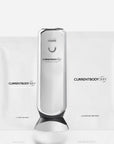 CurrentBody Skin RF Radio Frequency Skin Tightening Device with microneedling starter kit for facial skin rejuvenation.