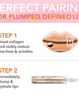 Yolaine Dr. Dennis Gross DrX Spectralite Lipware Pro, a sleek device with a curved design for lip skincare treatment.