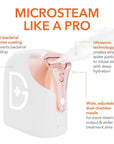Yolaine Dr. Dennis Gross Pro Facial Steamer device showing sleek black design with steam outlet for skincare treatment