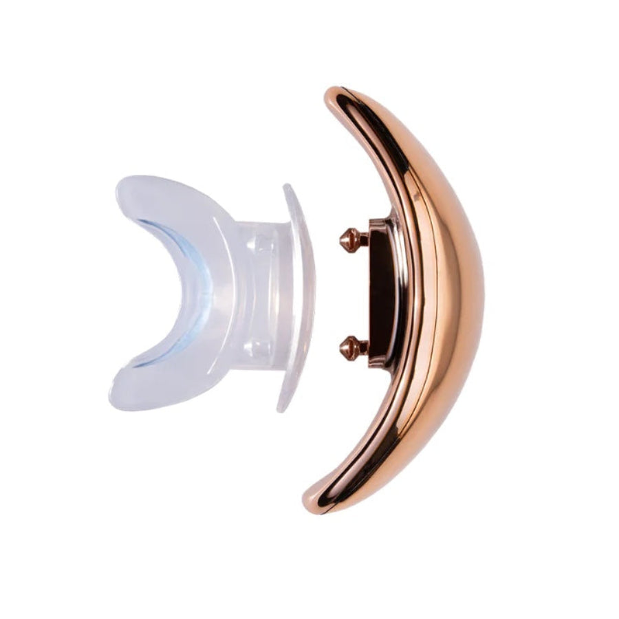 Yolaine Dr. Dennis Gross DrX Spectralite Lipware Pro lip care device with sleek design and adjustable settings.
