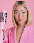 Mermade Hair Blow Dry Brush Pink
