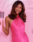 Mermade Hair Blow Dry Brush Pink