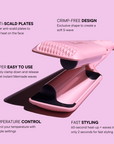 Mermade Hair Double Waver Pink