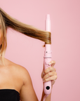 Mermade Hair Spin Curling Iron Pink