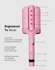 Mermade Hair M Infrared Hair Waver Pink