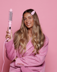 Mermade Hair Infrared Thermal Brush Pink