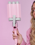 Mermade Hair Original Pro Waver Pink 32mm