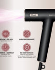 Shark Beauty SpeedStyle Pro 5-In-1 High-Velocity Hair Dryer Black