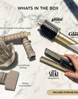 Shark Beauty Glam Ceramic & Air Styling Drying System with Diffuser Gold