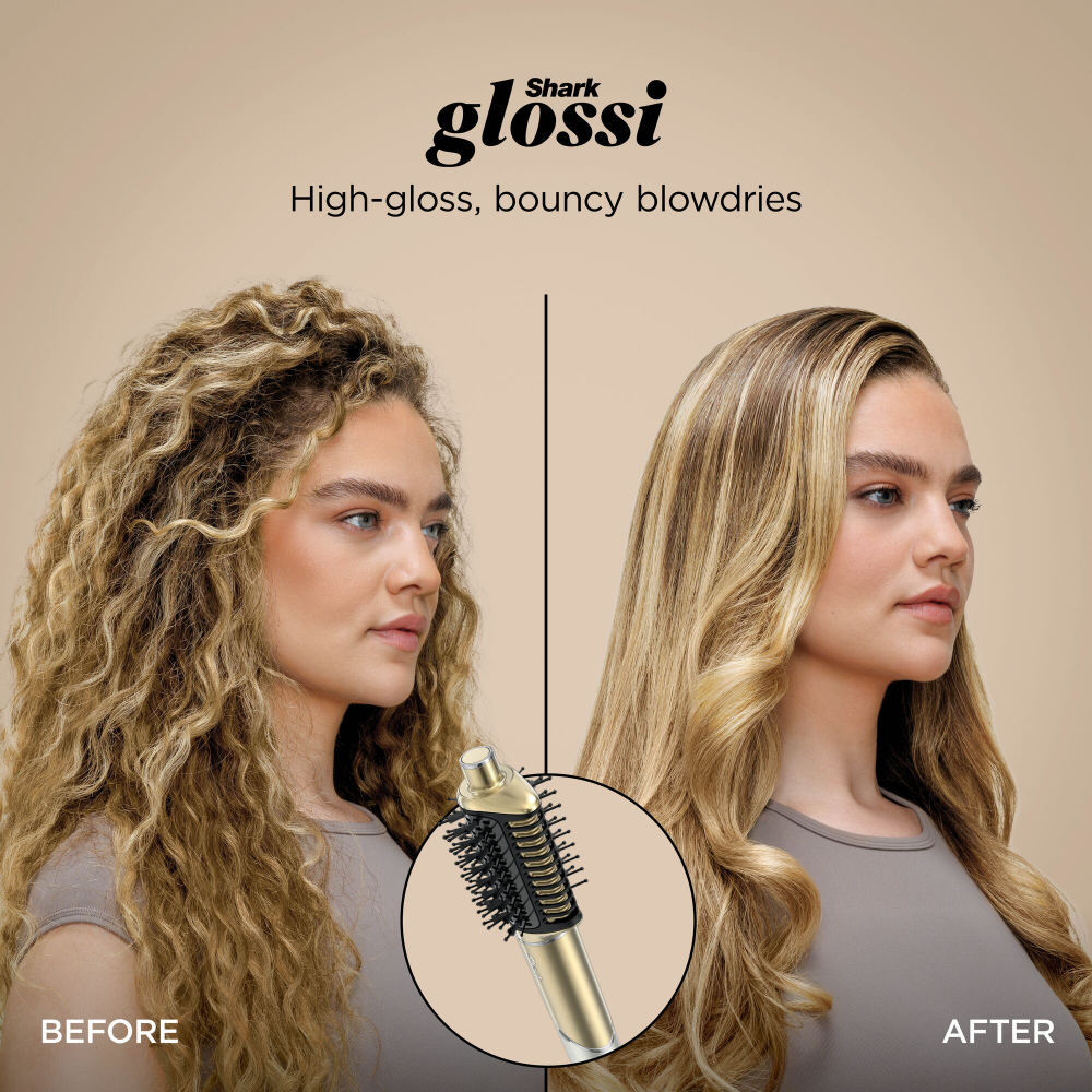 Shark Beauty Glam Ceramic &amp; Air Styling Drying System with Diffuser Gold