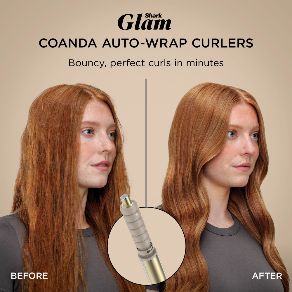 Shark Beauty Glam Ceramic &amp; Air Styling Drying System with Diffuser Gold
