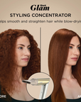 Shark Beauty Glam Ceramic & Air Styling Drying System with Diffuser Gold