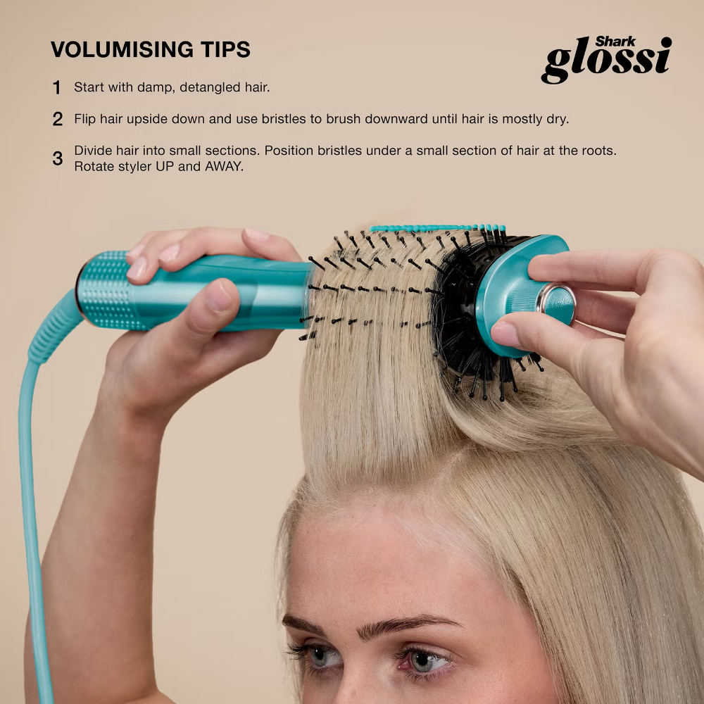 Shark Beauty Glossi 2-In-1 Hot Tool &amp; Air Glosser Juniper