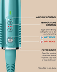 Shark Beauty Glossi 2-In-1 Hot Tool & Air Glosser Juniper