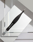 Yolaine Tweezerman ingrown hair and splinter tweezers with precision tips for safe hair removal and splinter extraction.