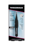 Yolaine Tweezerman ingrown hair and splinter tweezers with fine pointed tips for precise hair removal and splinter extraction.