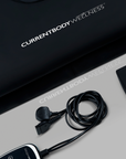 CurrentBody Wellness Infrared Sauna Blanket from CurrentBody Skin, showing the sleek, black heated sauna blanket laid out on a surface.