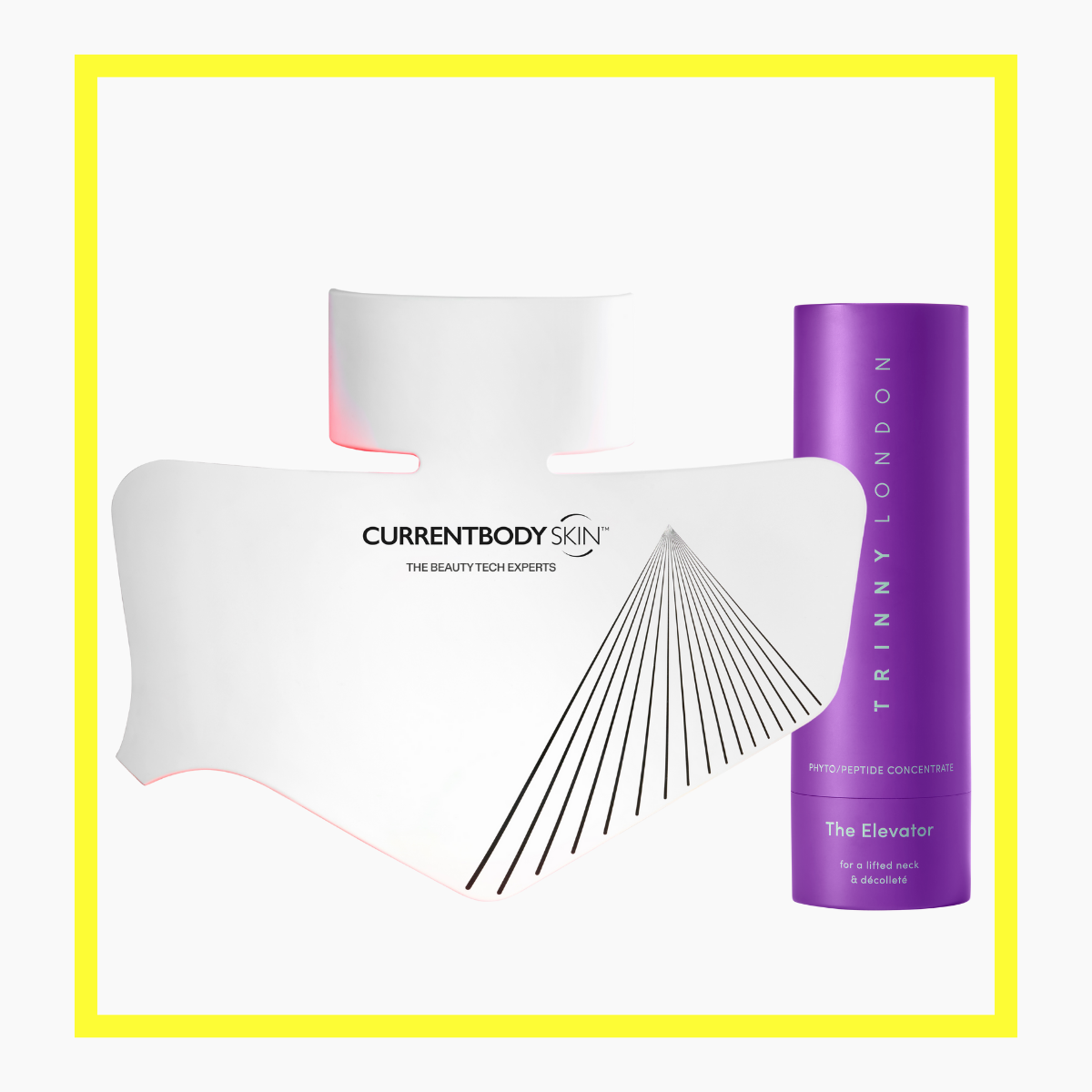 CurrentBody Skin The Ultimate Elevator skincare bundle featuring Trinny London products for skin firming and lifting.