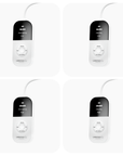 CurrentBody Skin LED Light Therapy Panel with controller showing multiple light therapy modes and settings.