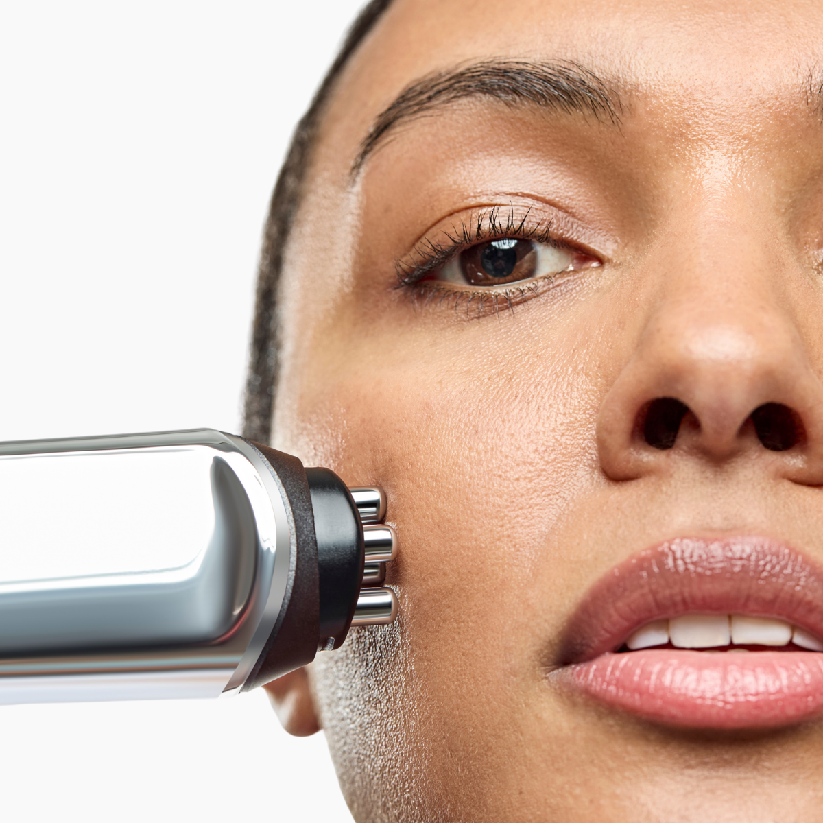 CurrentBody Skin RF radio frequency skin tightening device showing a sleek handheld skincare tool against a white background.