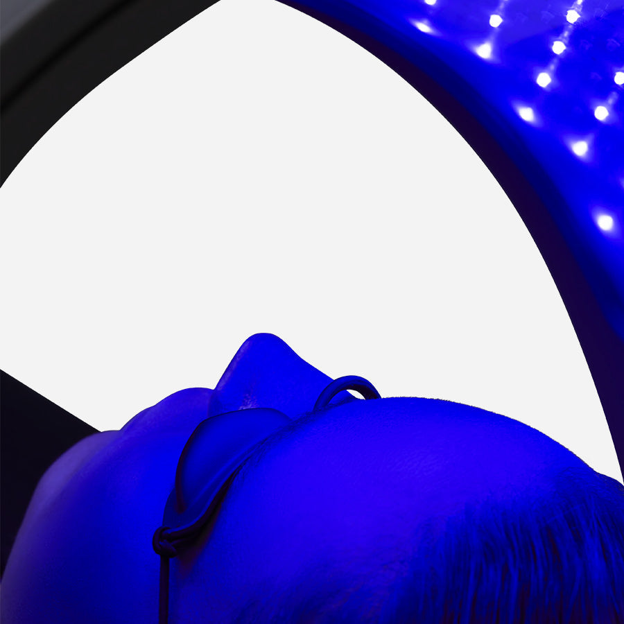 CurrentBody Skin Dermalux Flex MD LED Light Therapy Device shown with its sleek design and multiple LED light panels for skin treatment.