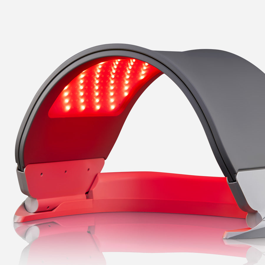 CurrentBody Skin Dermalux Flex MD LED Light Therapy Device showing a sleek, handheld skincare device with multiple LED light panels.