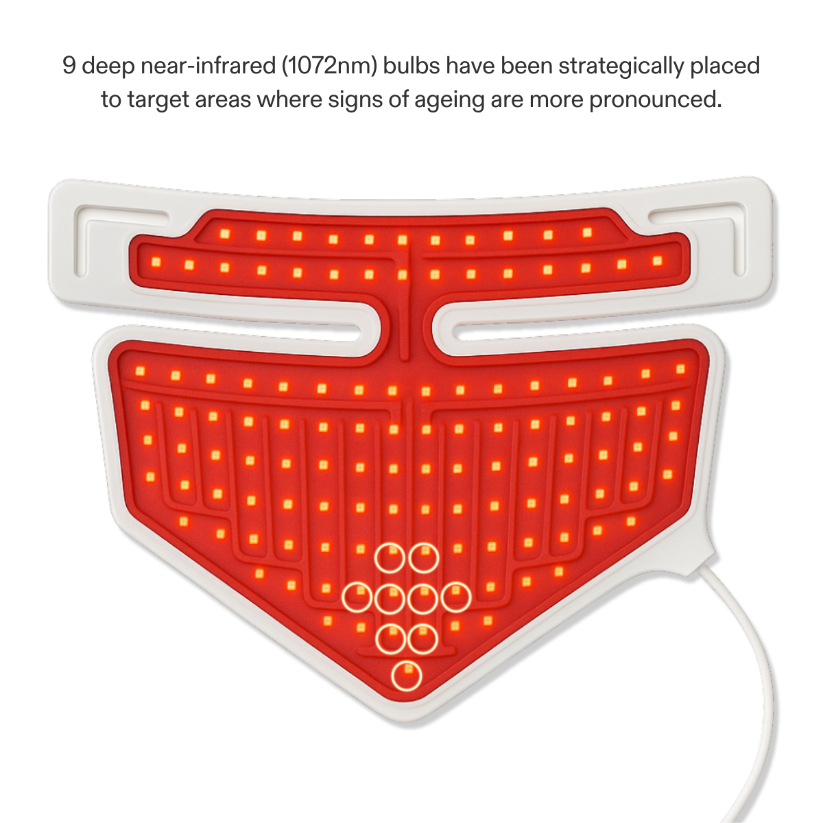 CurrentBody Skin LED Face &amp; Neck Kit Series 2 showing the LED light device for facial and neck skincare treatment.