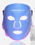 CurrentBody Skin LED Anti-Blemish Mask Series 2 with logo, showcasing a sleek black facial mask for acne treatment.