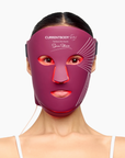 CurrentBody Skin Sonia Selaire LED face and neck therapy mask for skin rejuvenation and light therapy treatment.