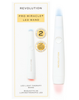 Makeup Revolution Revolution Pro Miracle LED Light Therapy Pen with black handle and LED light tip for skincare treatments.