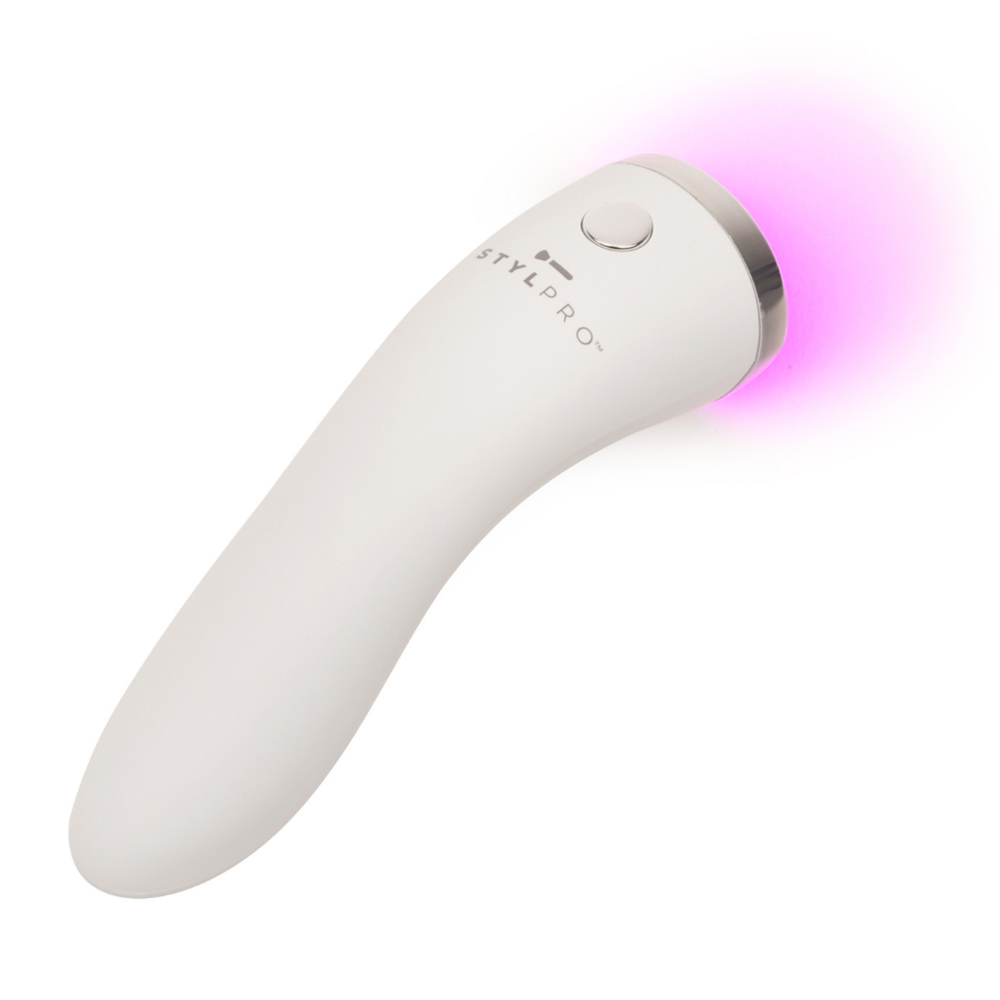 LEDMASKCONCEPT StylPro Mini LED Wand with compact design and bright LED lights for skincare or beauty treatments.