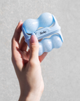 LEDMASKCONCEPT Fleeky Facial Ice Roller shown with smooth, rounded roller head and ergonomic handle for skin cooling and revitalization.