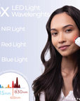 StylPro Mini LED Wand by LEDMASKCONCEPT showing a compact handheld LED light device with adjustable settings