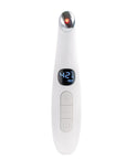 LEDMASKCONCEPT StylPro Bags Be Gone heated eye massager with adjustable straps, soft fabric, and built-in controls for relaxing eye relief.