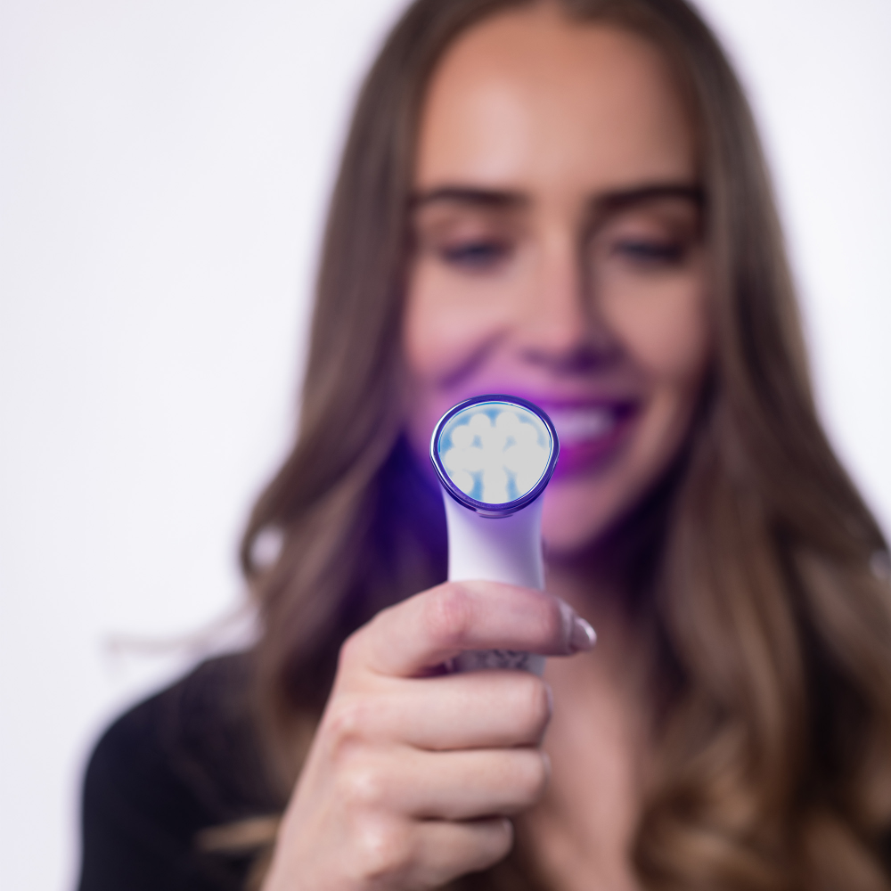 LEDMASKCONCEPT StylPro Mini LED Wand with adjustable light settings and compact design for skincare and facial treatments.