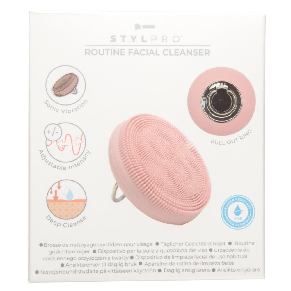 LEDMASKCONCEPT StylPro Routine Facial Cleansing Device shown with its sleek design and cleansing brush head.